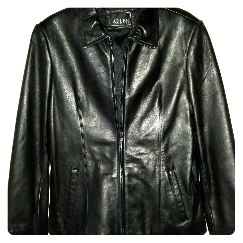 Alder Collection Black Soft Lamb Skin Jacket